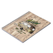 Wild belt en ik moet gaan kamperen notitieboek (Linkerzijde)