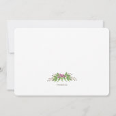 Wild Berries Fotogeboorteaankondiging Aankondiging (Achterkant)