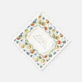 Wild Berry Romance Vrijgezellenfeest Servet (Hoek)