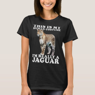 Wild Big Cat Jaguar Oerwoud Animal Wildlife Costum T-shirt