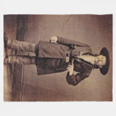 WILD BILL HICKOCK Fleece Blankets (Voorkant (Horizontaal))