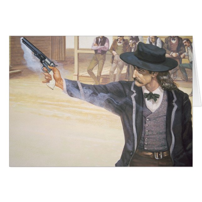 "Wild Bill" Hickok (1837-1876) toont zijn merk aan (Voorkant Horizontaal)