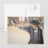 "Wild Bill" Hickok (1837-1876) toont zijn merk aan Briefkaart (Voorkant / Achterkant)