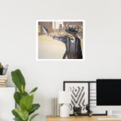 "Wild Bill" Hickok (1837-1876) toont zijn merk aan Poster (Thuiskantoor)