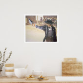 "Wild Bill" Hickok (1837-1876) toont zijn merk aan Poster (Keuken)