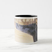 "Wild Bill" Hickok (1837-1876) toont zijn merk aan Tweekleurige Koffiemok (Center)