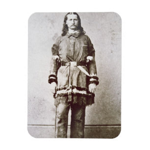 'Wild Bill' Hickok (1837-76) (foto) Magneet