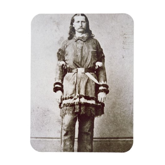 'Wild Bill' Hickok (1837-76) (foto) Magneet (Verticaal)