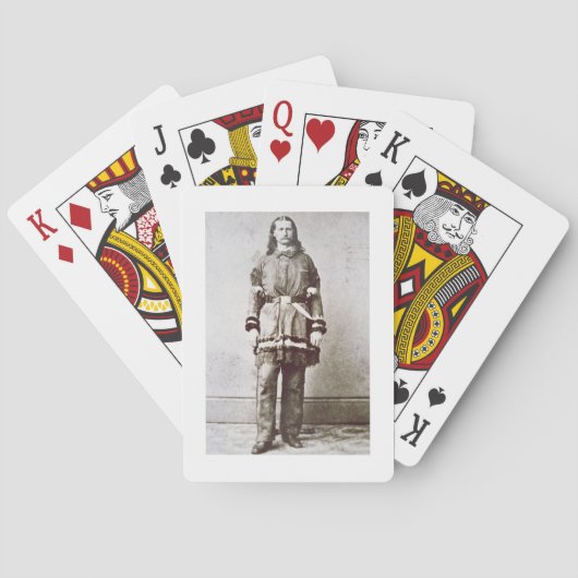 'Wild Bill' Hickok (1837-76) (foto) Speelkaarten (Achterkant)