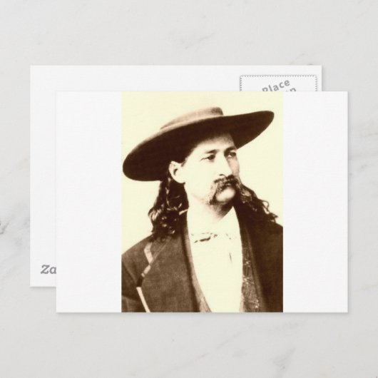 WILD BILL HICKOK BRIEFKAART (Voorkant / Achterkant)