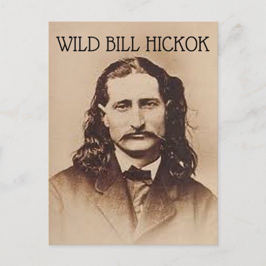 WILD BILL HICKOK-BRIEFKAARTEN BRIEFKAART (Voorkant)