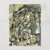 Wild Bill Hickok-cubisme Briefkaart (Voorkant)