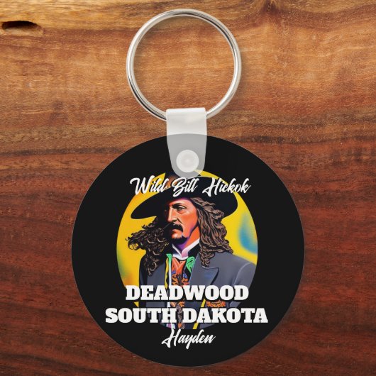Wild Bill Hickok Deadwood Sleutelhanger (Voorkant)