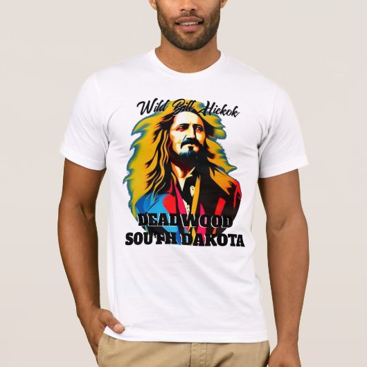 Wild Bill Hickok Deadwood T-shirt (Voorkant)