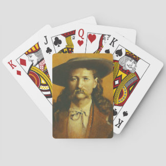 Wild Bill Hickok die kaarten afspeelt
