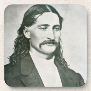 'Wild Bill' Hickok (foto) Bier Onderzetter