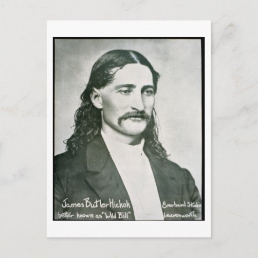 'Wild Bill' Hickok (foto) Briefkaart (Voorkant)