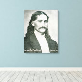 'Wild Bill' Hickok (foto) Canvas Afdruk (Insitu (Houten vloer))