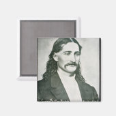 'Wild Bill' Hickok (foto) Magneet (Voorkant / Achterkant)