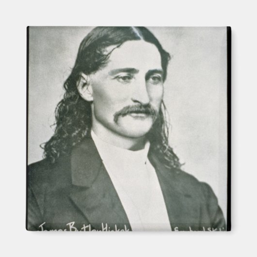 'Wild Bill' Hickok (foto) Magneet (Voorkant)