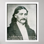 'Wild Bill' Hickok (foto) Poster (Voorkant)