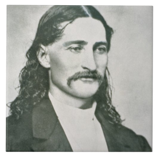 'Wild Bill' Hickok (foto) Tegeltje (Voorkant)