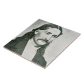 'Wild Bill' Hickok (foto) Tegeltje (Zijkant)