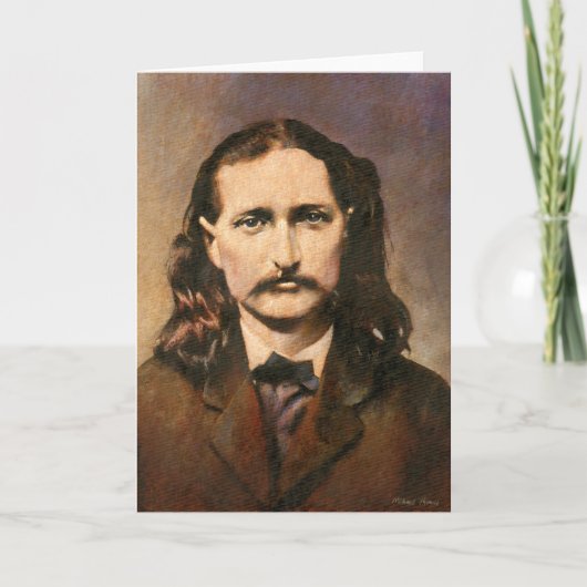Wild Bill Hickok Groeten Kaart (Voorkant)