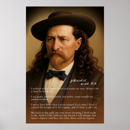 Wild Bill Hickok - Het Man achter de legende Poster (Voorkant)