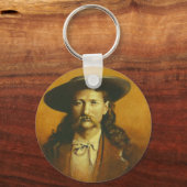 Wild Bill Hickok Illustratie Sleutelhanger (Voorkant)