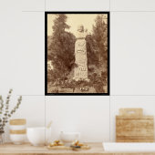 Wild Bill Hickok Monument SD 1891 Poster (Keuken)