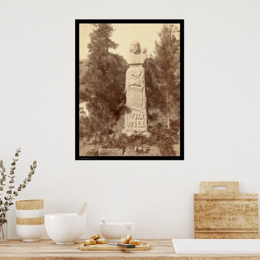 Wild Bill Hickok Monument SD 1891 Poster (Keuken)