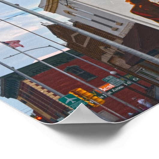 Wild Bill Hickok Mural, Abilene, Kansas Poster (Hoek)