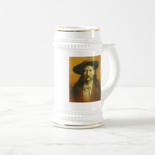 Wild Bill Hickok Stein Bierpul (Voorkant rechts)