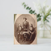 Wild Bill Hickok - Texas Jack - Buffalo Bill Briefkaart (Staand voorkant)