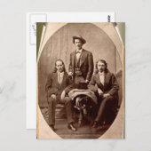 Wild Bill Hickok - Texas Jack - Buffalo Bill Briefkaart (Voorkant / Achterkant)