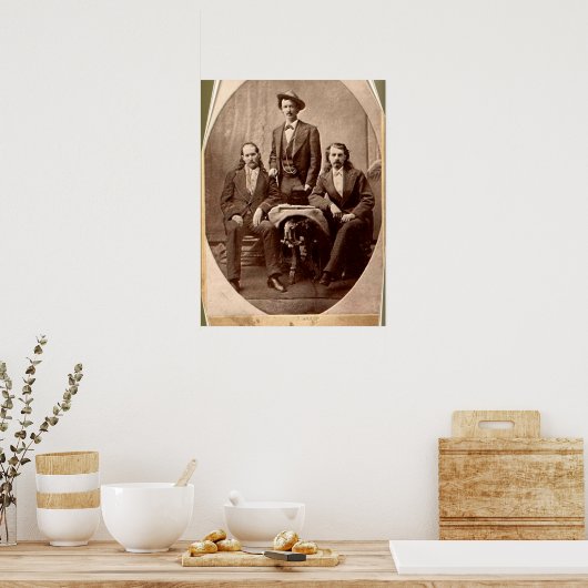 Wild Bill Hickok - Texas Jack - Buffalo Bill Poster (Keuken)