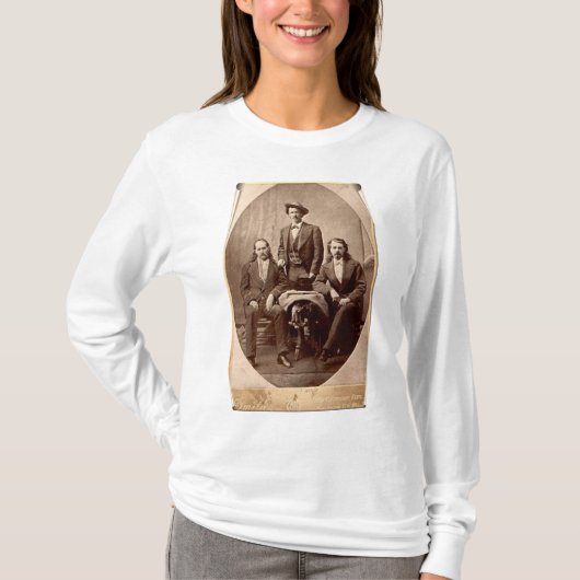 Wild Bill Hickok - Texas Jack - Buffalo Bill T-shirt (Voorkant)