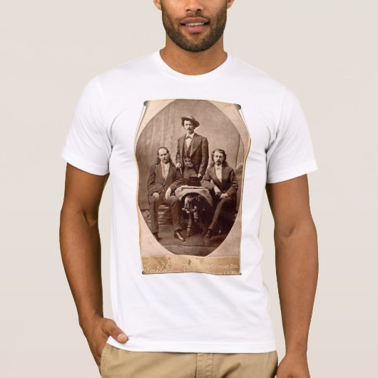 Wild Bill Hickok - Texas Jack - Buffalo Bill T-shirt (Voorkant)