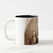 Wild Bill Hickok - Texas Jack - Buffalo Bill Tweekleurige Koffiemok (Links)