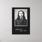 'Wild Bill' James Butler Hickok in zijn eerste Canvas Afdruk (Voorkant)