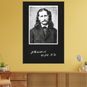 'Wild Bill' James Butler Hickok in zijn eerste Canvas Afdruk (Insitu (Woonkamer))