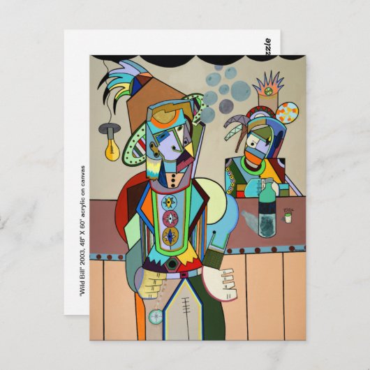 "Wild Bill" van Ruchell Alexander Briefkaart (Voorkant / Achterkant)