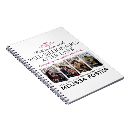 Wild Billionaires After Dark 6.5" x 8.75" Notitieb Notitieboek (Rechterzijde)