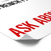 WILD BILL'S BBQ MENU POSTER (Hoek)