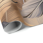 Wild Bird Feather Patroon Wrapping Papier (Rol Hoek)