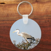 WILD BIRD HERON SLEUTELHANGER (Voorkant)