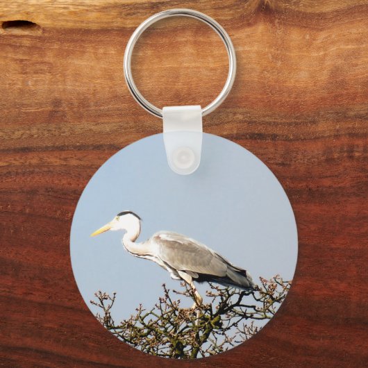 WILD BIRD HERON SLEUTELHANGER (Voorkant)