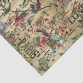 Wild Bird Song Ephemera Tissuepapier (Detail)