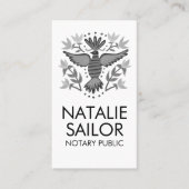 Wild Bird Unique Moderne Logo Notional Public Lega Visitekaartje (Voorkant)